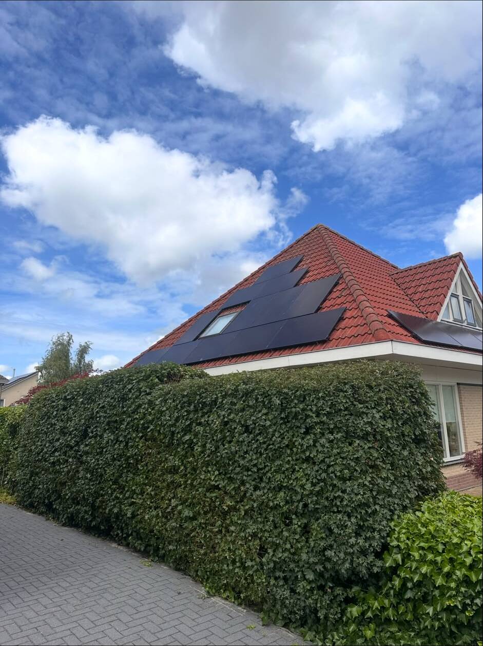 Zonnepanelen op woning